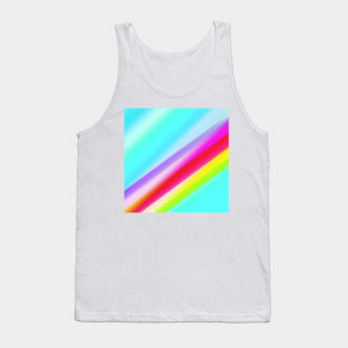 colorful rainbow texture art Tank Top